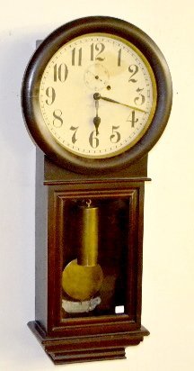 New Haven Mahogany 1 Weight Wall Clock