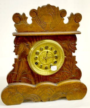 New Haven Oak Cabinet Clock