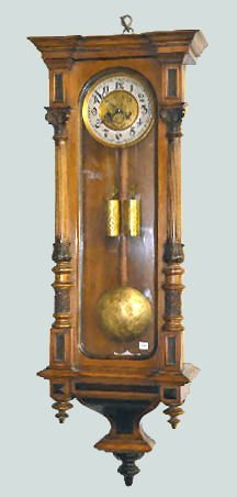 Ornate 2 Weight Vienna Regulator Clock