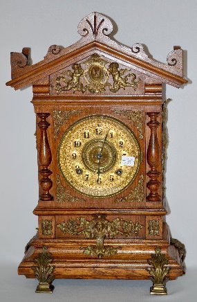 Ansonia Oak “Cabinet C” Shelf Clock