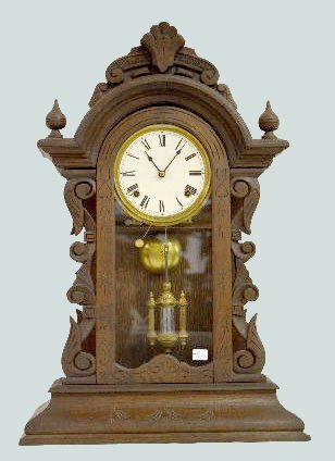 Ansonia Walnut “Fifth Avenue” Shelf Clock