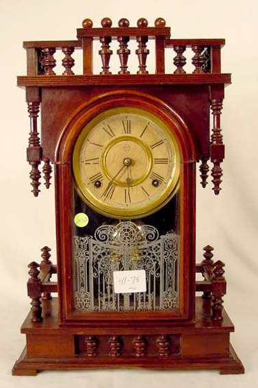 Ansonia Havana Walnut Shelf Clock