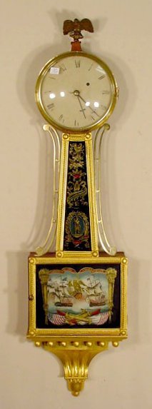 Willard’s Patent Weight Driven Banjo Clock