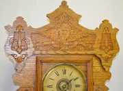 Seth Thomas “Giant No. 2” Oak Kitchen Clock