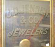 Waterbury Jeweler Adv. Calendar Store Clock