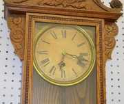 Waterbury “Alton” Oak Hanging Clock