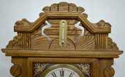 Seth Thomas Oak Hanging Kitchen Clock