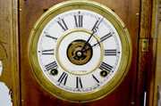 Seth Thomas Oak Hanging Kitchen Clock