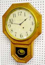 Seth Thomas Short Drop Schoolhouse Clock