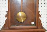 EN Welch “Eclipse” Walnut Calendar Clock