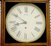 Ingraham “Western Pacific” Oak Adv. Store Clock