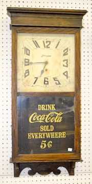 Sessions Oak “Coca Cola” Regulator Clock