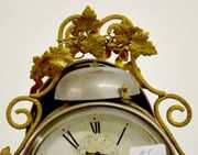 Rare Ansonia Shaving Mirror Alarm Clock