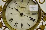 Rare Ansonia Shaving Mirror Alarm Clock