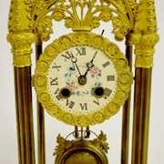 French Architectural Empire Clock, Sessions Mvmt