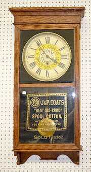 Sessions Oak Adv. Clock, J.P. Coats