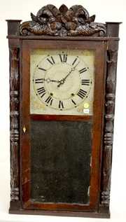 Chauncey Boardman Wood Works Shelf Clock