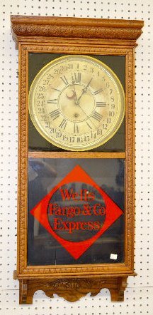 Sessions Oak Adv. Wells Fargo Express Clock