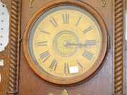 Waterbury “Study”  Oak Wall Clock