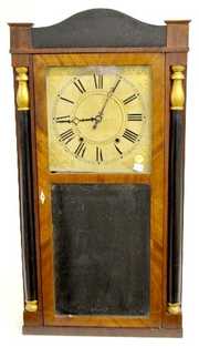 Orton, Preston & Co. Wood Works Shelf Clock