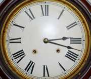 E.N. Welch Round Head Short Drop Wall Clock