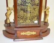 Ingraham Mirror Side Walnut Parlor Clock