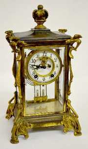 New Haven “Thames” Crystal Regulator Clock