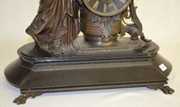 French “d’Avenaux” Lady Statue Clock