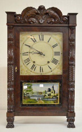 Riley & Whiting Wood Works Shelf Clock