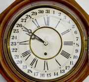 Ansonia Long Drop Calendar Clock