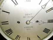 RARE! Dent, London Oak Carved Fusee Clock