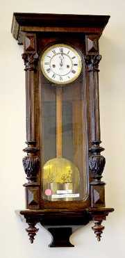 2 Weight Mini Vienna Clock, “Resch-Gebrueder”
