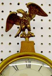 S. Willard Patent Weight Driven Banjo Clock