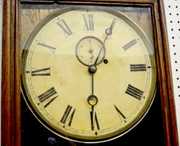 Gilbert “Lorraine” Carved Oak 1wt Wall Clock