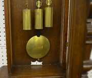 3 Weight Carved Oak Vienna Regulator Clock, 66″