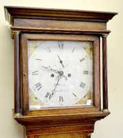 R Webster, Shrewsbury Calendar Grandfather Clock