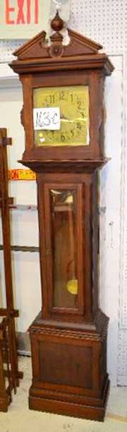 Ithaca Brass Dial Grandfather Clock