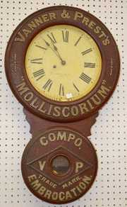 Baird Advertising Wall Clock; Vanner & Prest’s