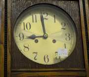 German Oak Chiming Box Clock