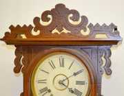 EN Welch “Arditi” Walnut Calendar Clock