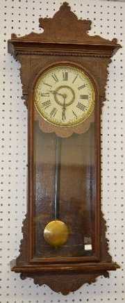 EN Welch “Sembrich” Black Walnut Wall Clock