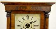 2 Weight Mahogany Triple Decker Shelf Clock