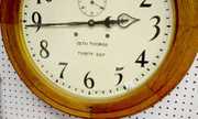 Seth Thomas Oak 30 Day Gallery Clock