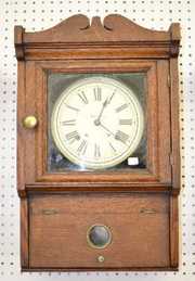 Unusual Seth Thomas Oak Wall Clock