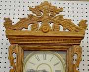 Waterbury “Springfield” Oak Hanging Clock