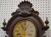 Ansonia “Queen Mab” Oak Hanging Clock