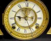 Ansonia “Monterey” Iron Mantel Clock