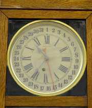 Ingraham “Landau” Oak Calendar Clock