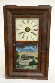 Waterbury Mahogany Veneer OG Clock
