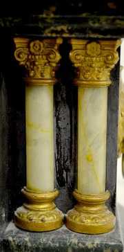 Seth Thomas Enameled Wood Mantel Clock